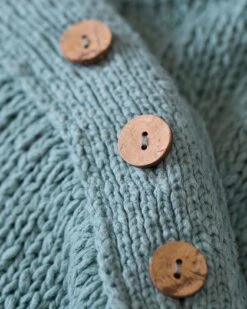 Linen Blend Slub Knit Button Detail Sweater -Celtic And Cos 190290
