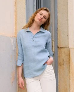 Linen Polo Shirt -Celtic And Cos 190484