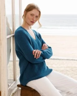 Cocoon V Neck Sweater -Celtic And Cos 191042