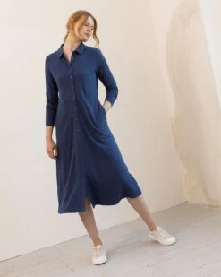 Organic Cotton Shirt Dress