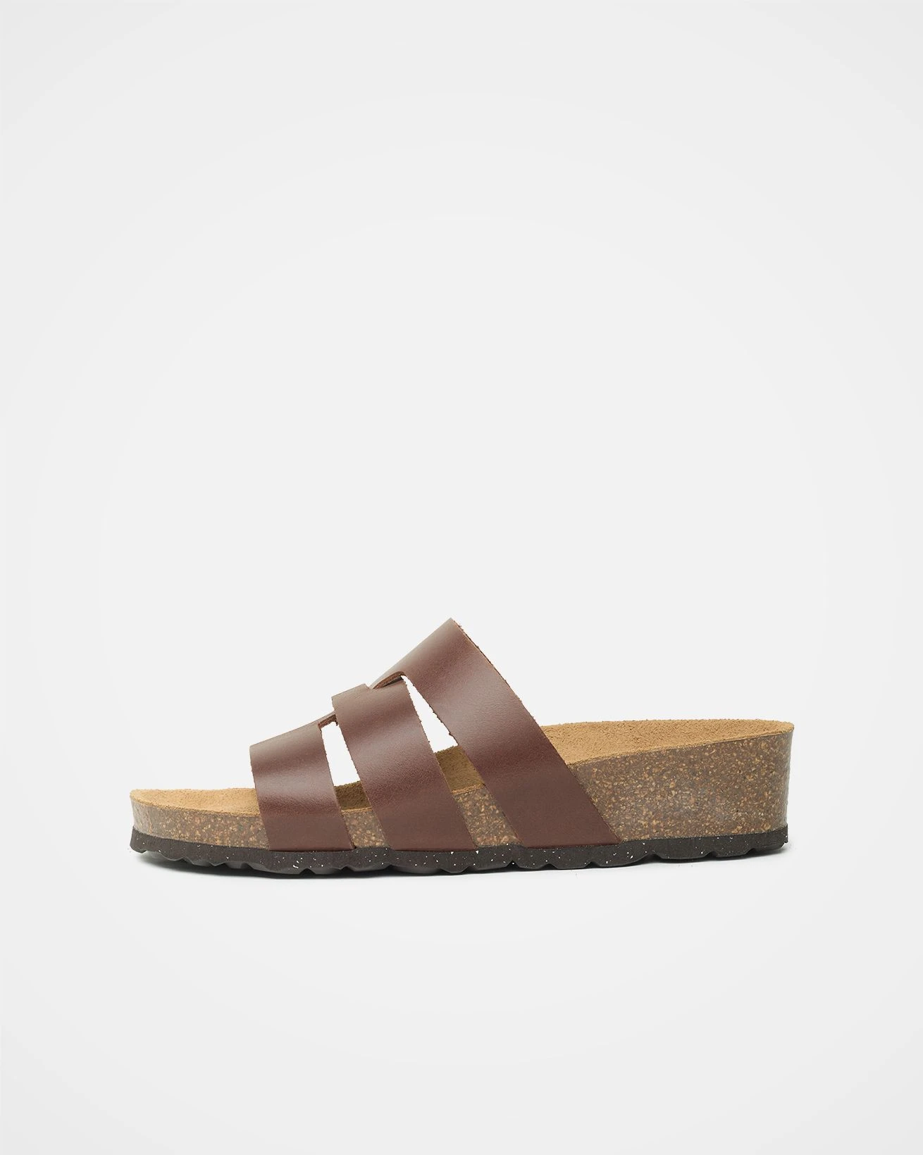 Triple Strap Low Wedge Mules 4 Triple Strap Low Wedge Mules - Image 4