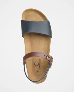 Low Wedge Ankle Strap Sandals -Celtic And Cos 195615