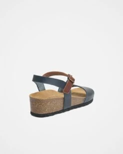 Low Wedge Ankle Strap Sandals -Celtic And Cos 195617