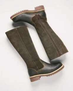 Waterproof Shearling Lined Tall Boots