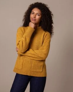 Flecked Patch Pocket Sweater 7 Flecked Patch Pocket Sweater -Celtic And Cos 196702