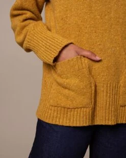 Flecked Patch Pocket Sweater 8 Flecked Patch Pocket Sweater -Celtic And Cos 196704