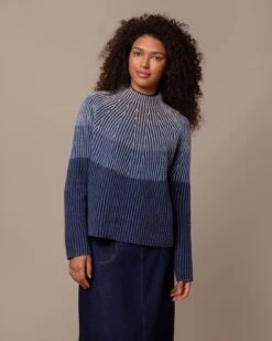 Faded Funnel Neck Sweater -Celtic And Cos 196858
