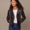 Classic Leather Biker Jacket