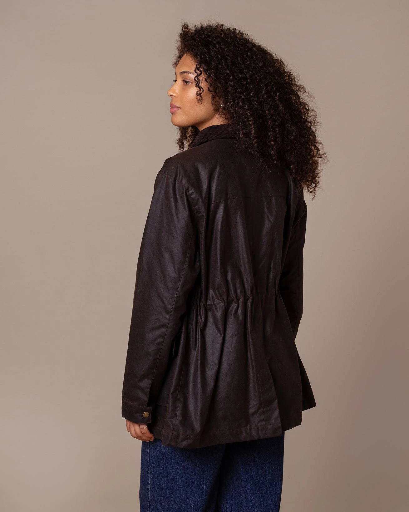 Waxed Cotton Zip Through Jacket 3 Waxed Cotton Zip Through Jacket - Image 3