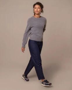 Gansey Detail Crew Neck Sweater 9 Gansey Detail Crew Neck Sweater -Celtic And Cos 197015