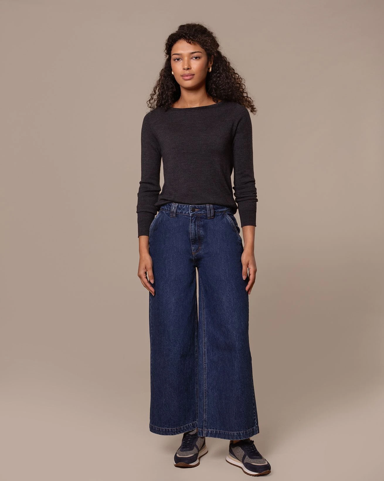 Wide Leg Cropped Jeans 1 Wide Leg Cropped Jeans