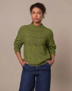 Textured Yoke Sweater -Celtic And Cos 197162 1
