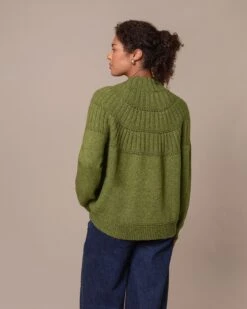 Textured Yoke Sweater -Celtic And Cos 197167