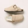 Shearling Lined Strap Detail Clogs