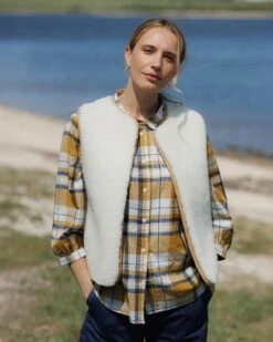 Reversible Shearling Gilet