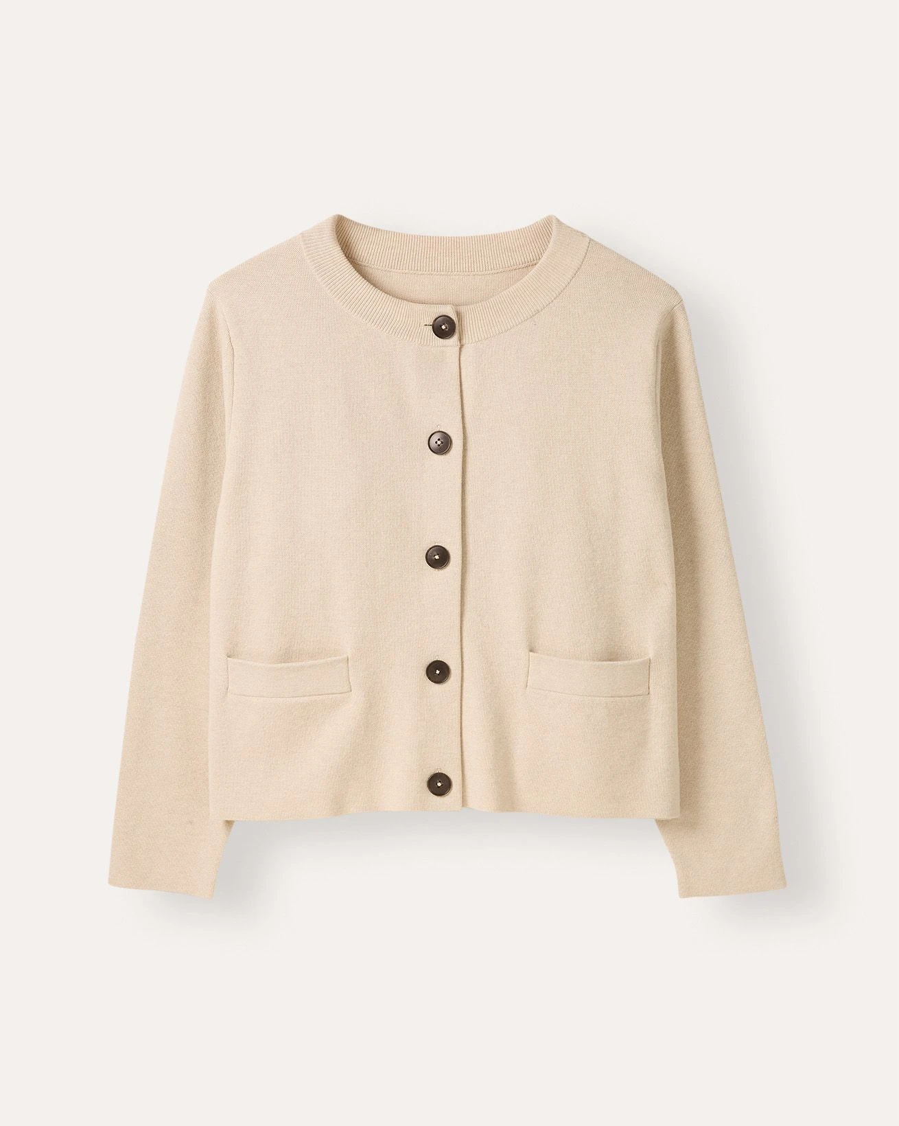 Organic Cotton Boxy Cardigan 2 Organic Cotton Boxy Cardigan - Image 2