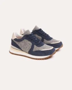 Wool Panel Sneakers 12 Wool Panel Sneakers -Celtic And Cos 197870