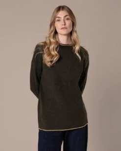 Felted Funnel Neck Sweater -Celtic And Cos 199875