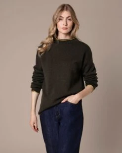 Felted Funnel Neck Sweater -Celtic And Cos 199879