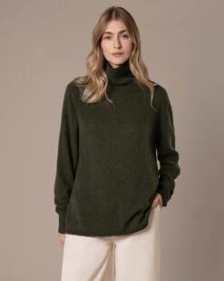 Supersoft Slouch Turtleneck Sweater