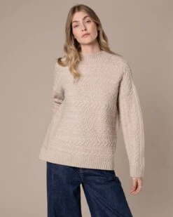 Horizontal Cable Sweater -Celtic And Cos 199974