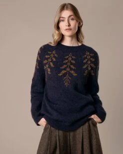 Botanical Yoke Sweater 14 Botanical Yoke Sweater -Celtic And Cos 200088