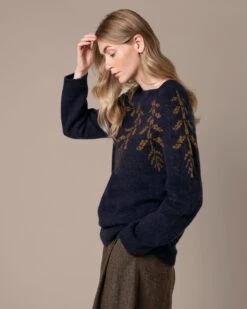 Botanical Yoke Sweater 11 Botanical Yoke Sweater -Celtic And Cos 200090