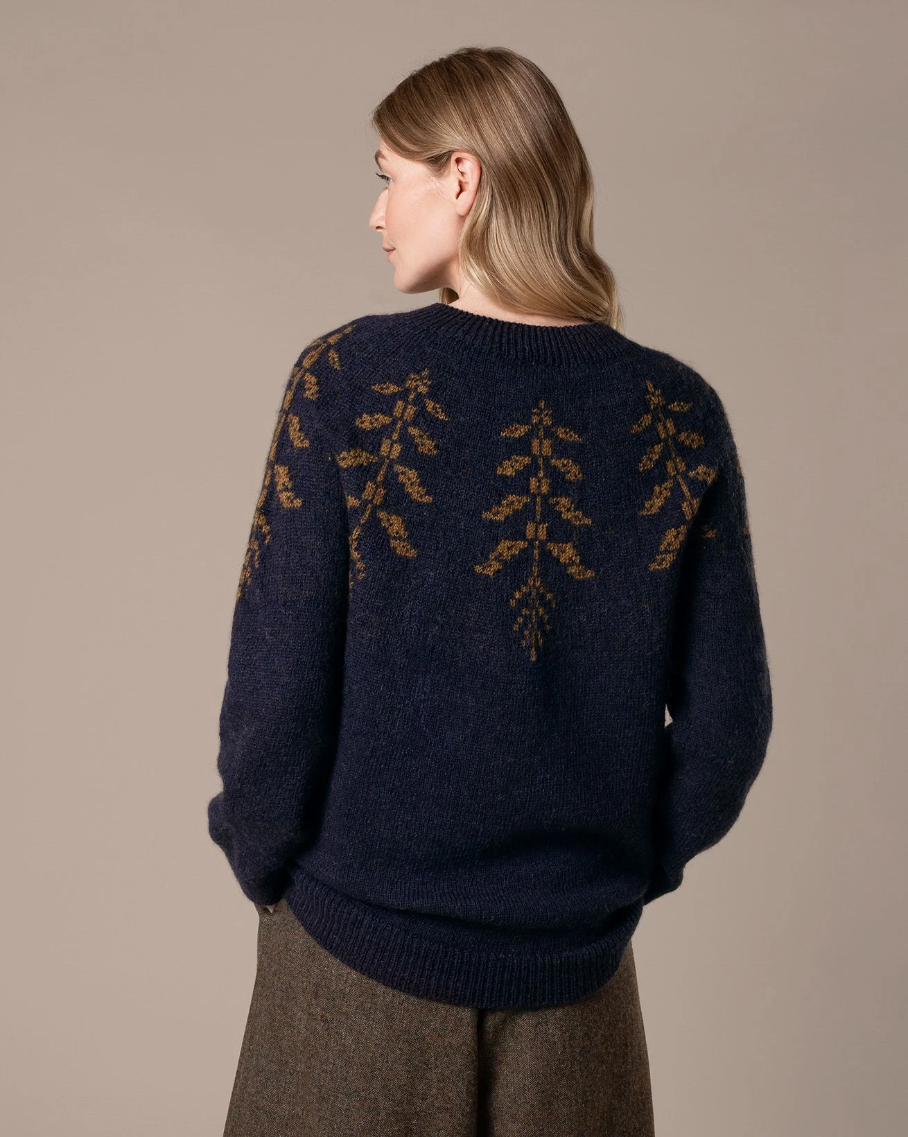 Botanical Yoke Sweater 5 Botanical Yoke Sweater - Image 5