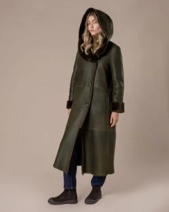 Hooded Wrap Coat -Celtic And Cos 200112