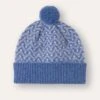 Lambswool Ripple Fair Isle Bobble Hat
