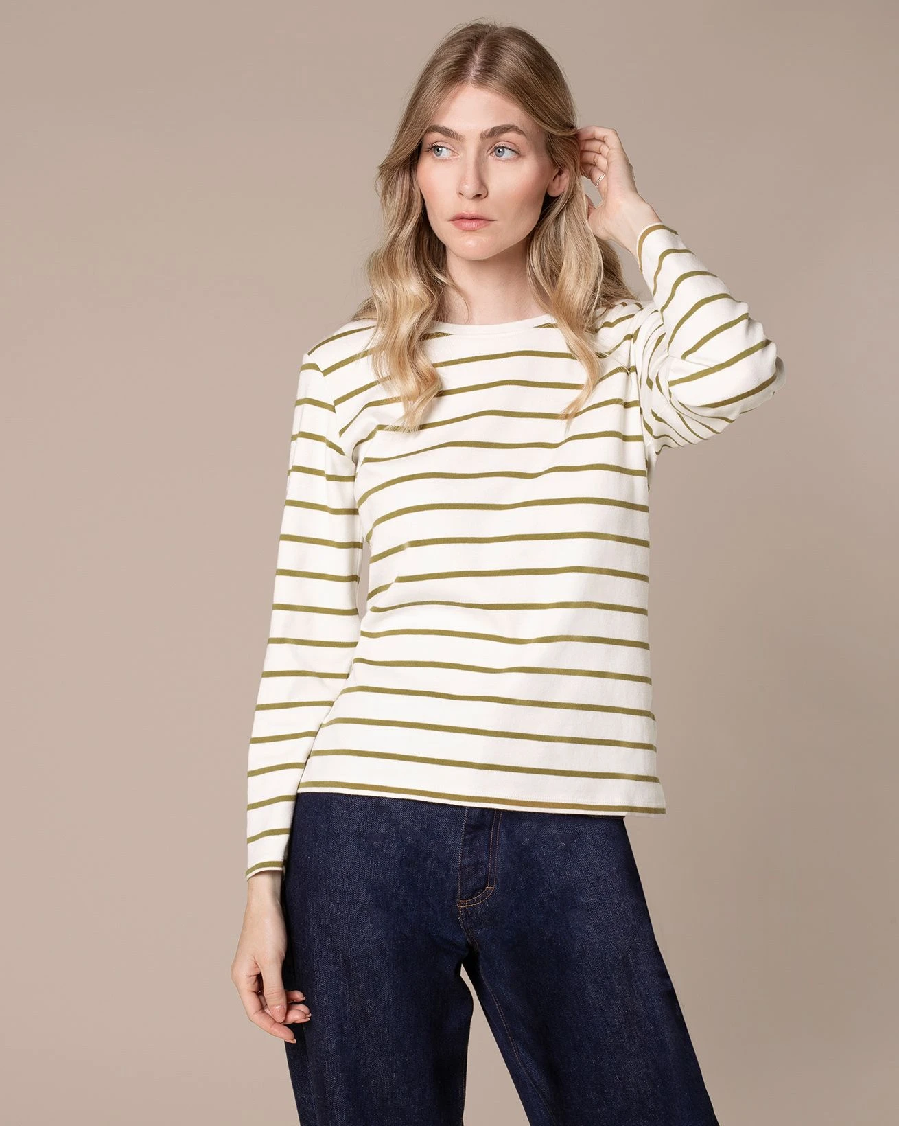 Organic Cotton Long Sleeve Stripe T Shirt 1 Organic Cotton Long Sleeve Stripe T Shirt