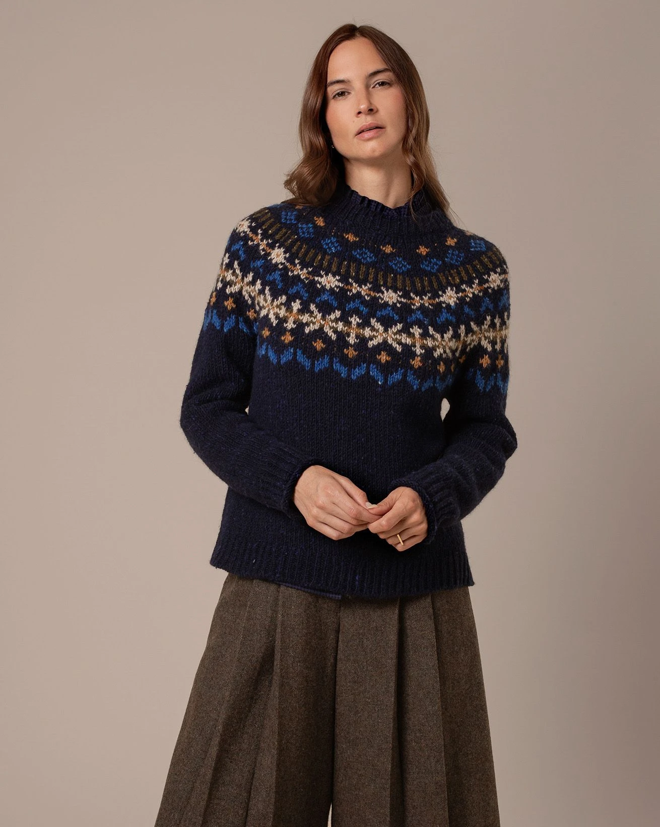 Nordic Yoke Fair Isle Sweater 2 Nordic Yoke Fair Isle Sweater - Image 2