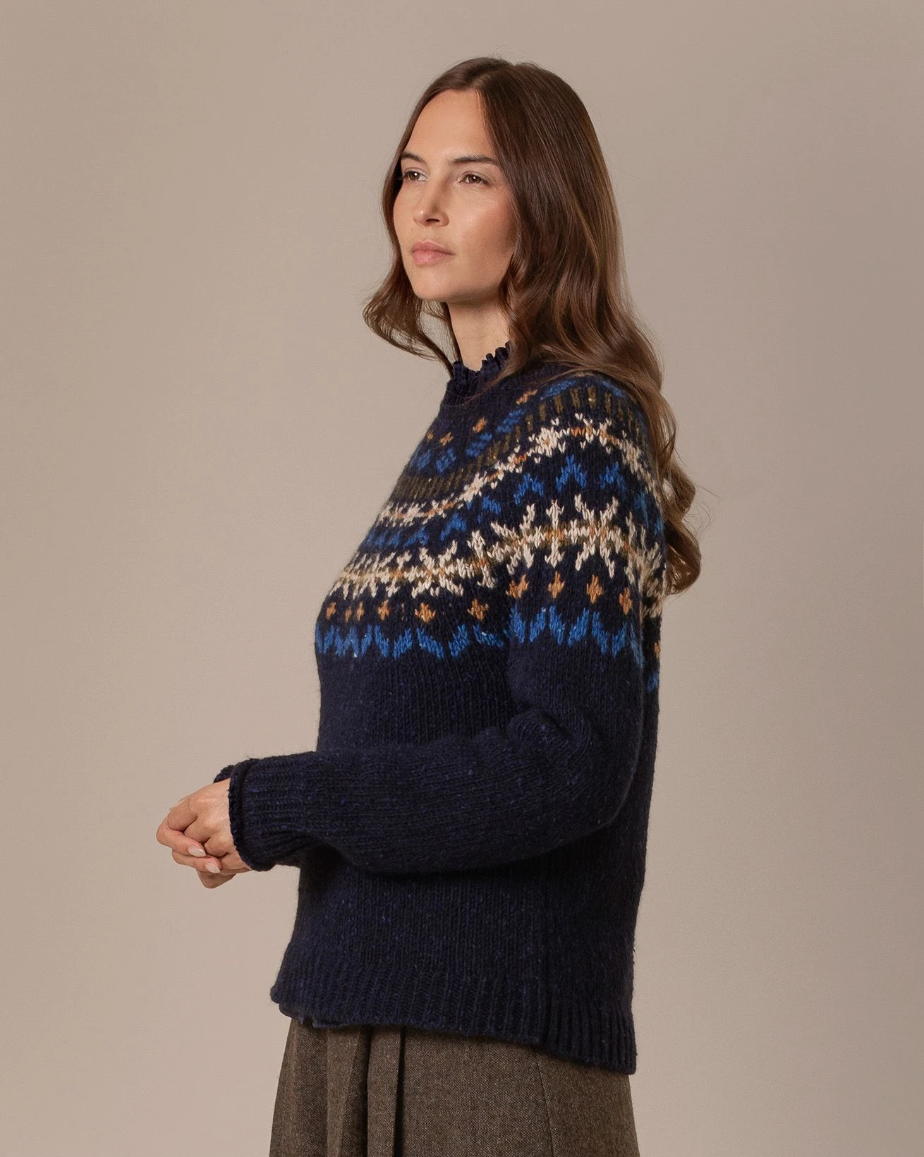 Nordic Yoke Fair Isle Sweater 3 Nordic Yoke Fair Isle Sweater - Image 3