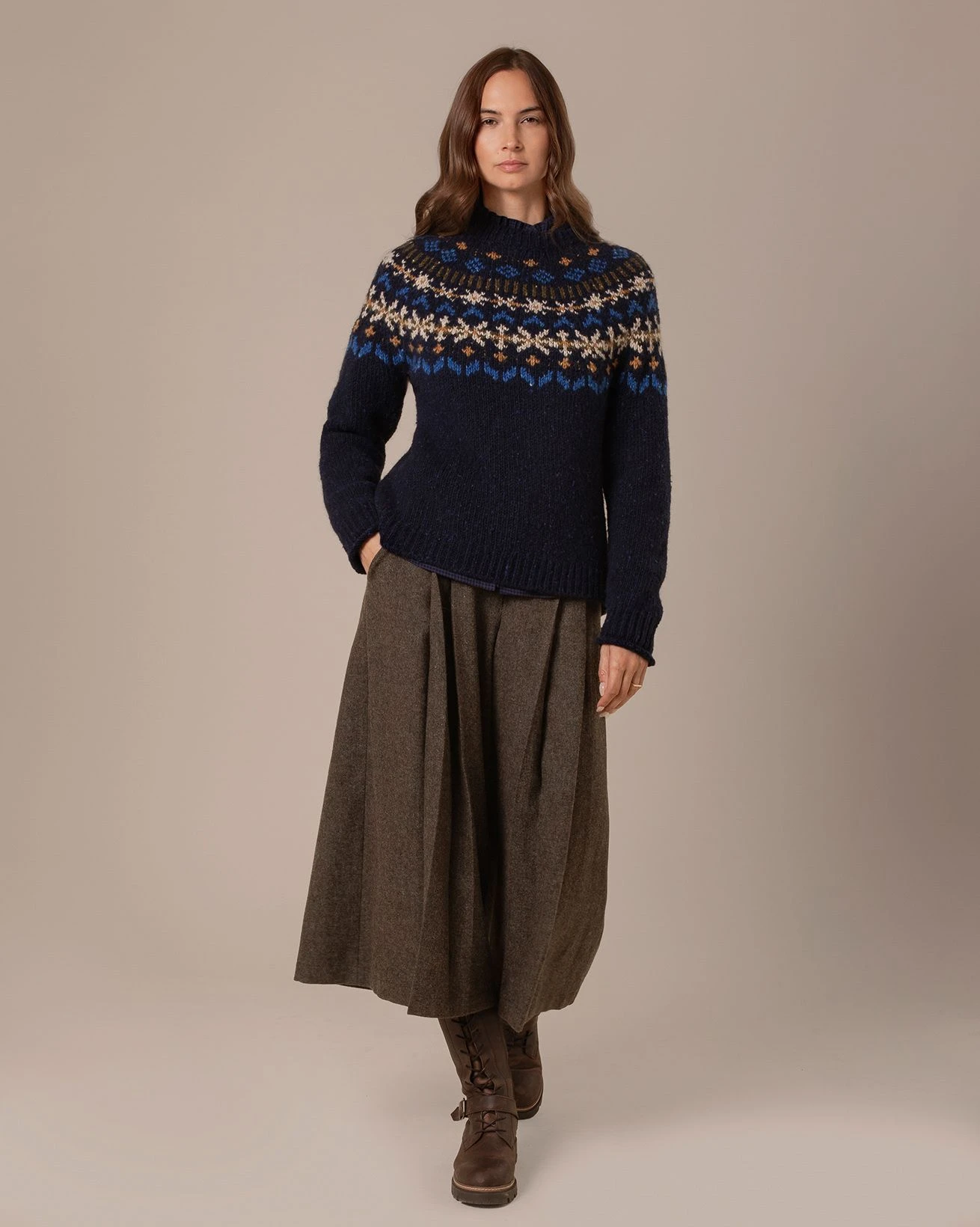 Nordic Yoke Fair Isle Sweater 6 Nordic Yoke Fair Isle Sweater - Image 6