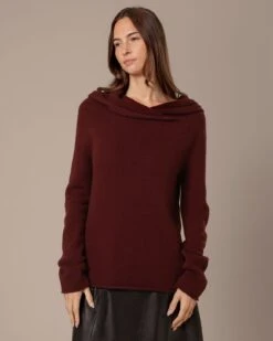 Supersoft Collared Slouch Sweater