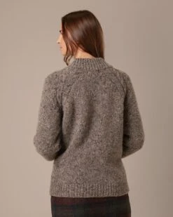 Donegal Funnel Neck Cardigan -Celtic And Cos 204629