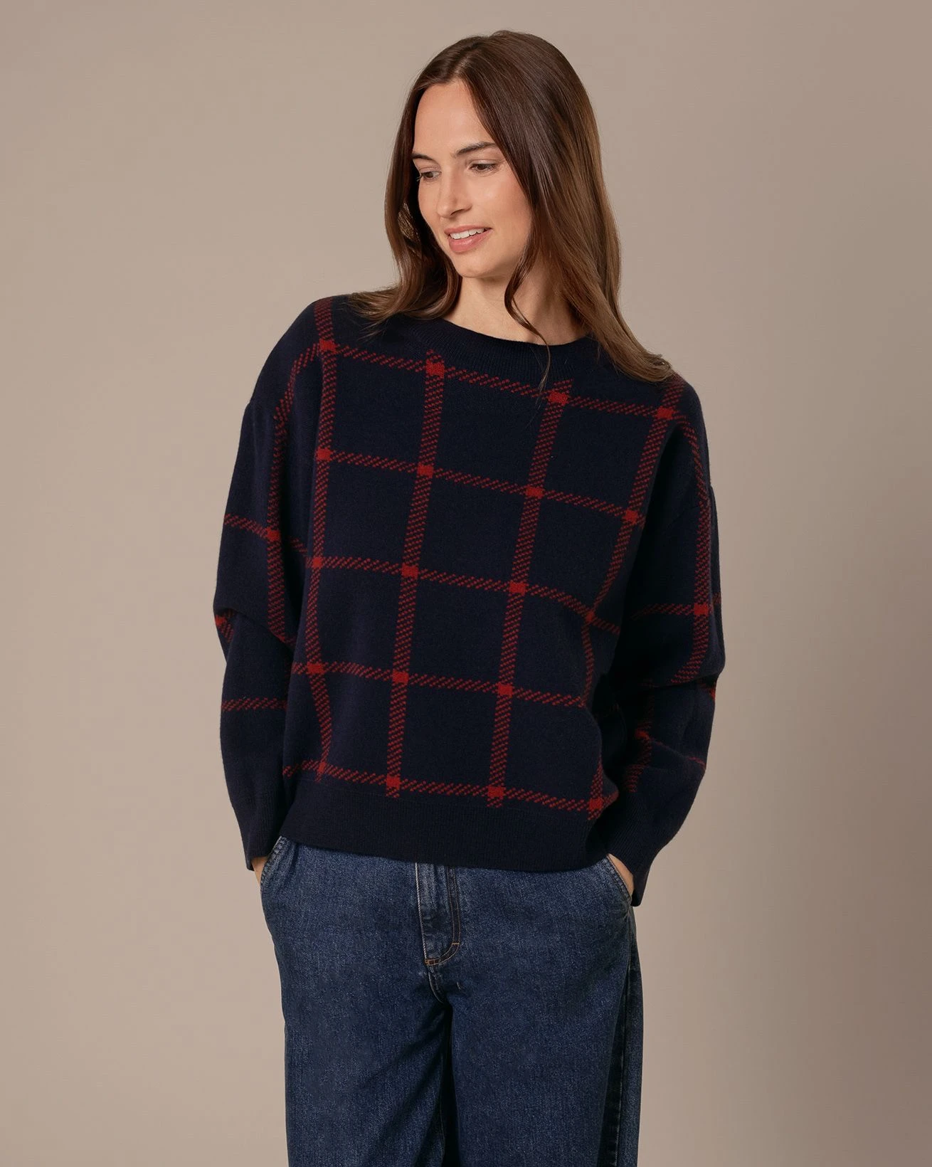 Check Sweater 2 Check Sweater - Image 2