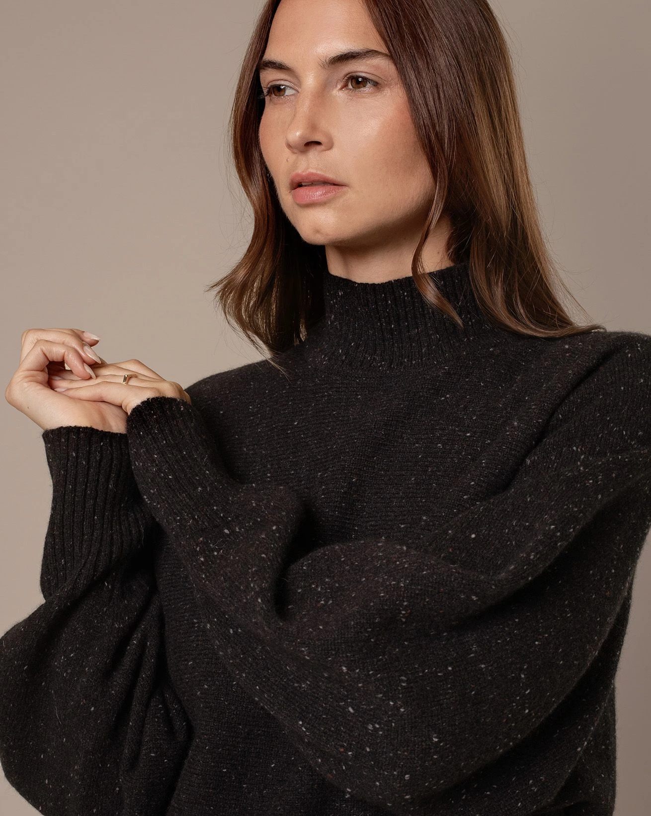 Luxe Flecked Dolman Sweater 5 Luxe Flecked Dolman Sweater - Image 5