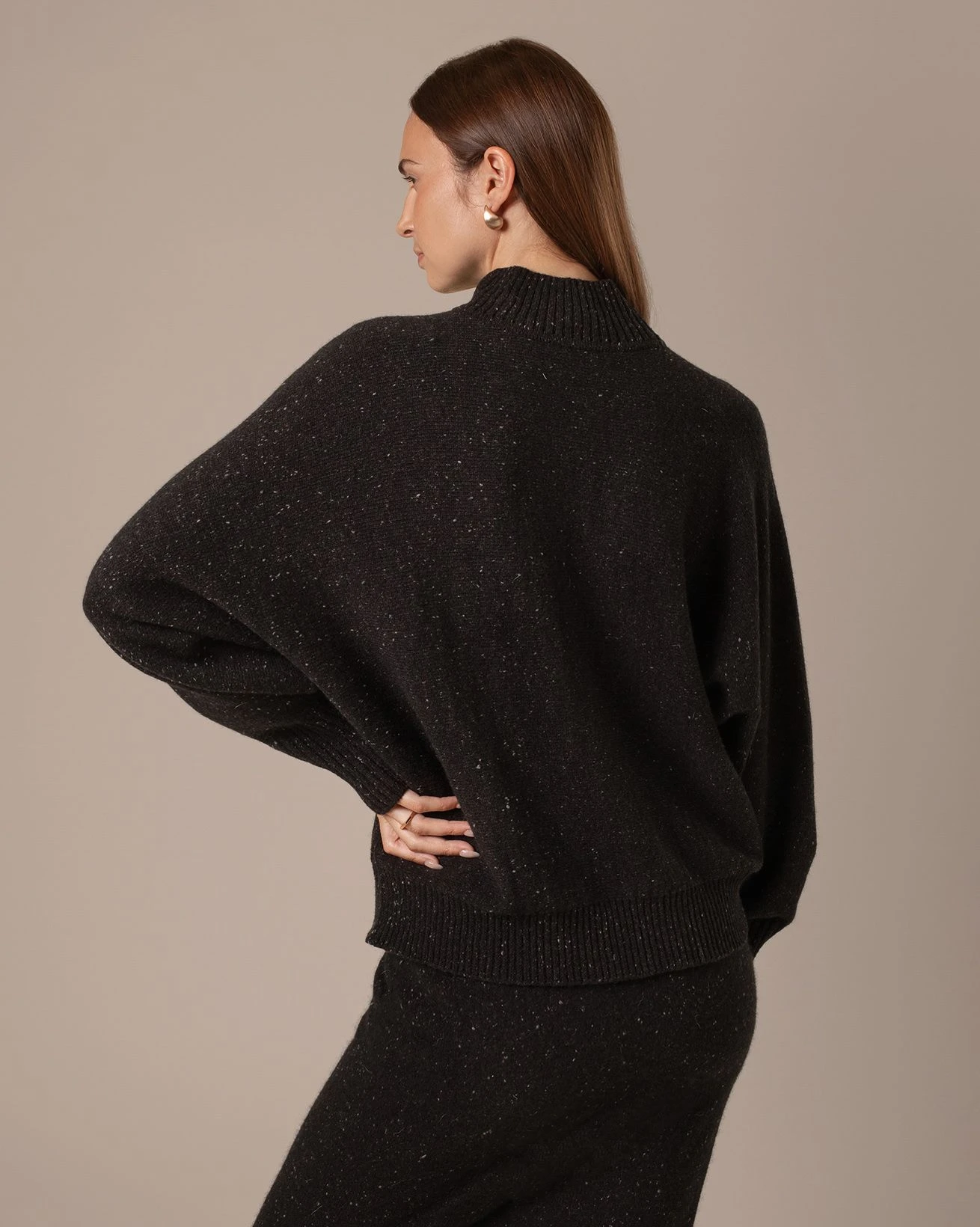 Luxe Flecked Dolman Sweater 4 Luxe Flecked Dolman Sweater - Image 4