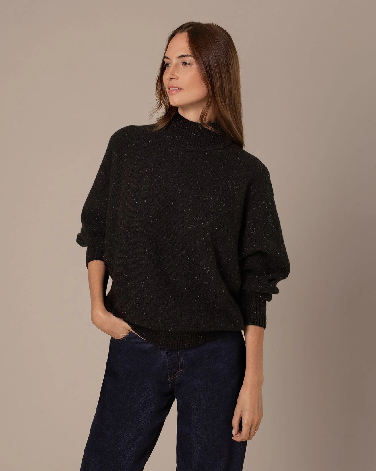 Luxe Flecked Dolman Sweater 6 Luxe Flecked Dolman Sweater - Image 6