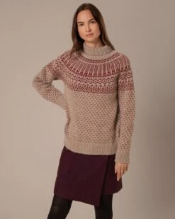 Heritage Fair Isle Roll Neck Sweater -Celtic And Cos 204794