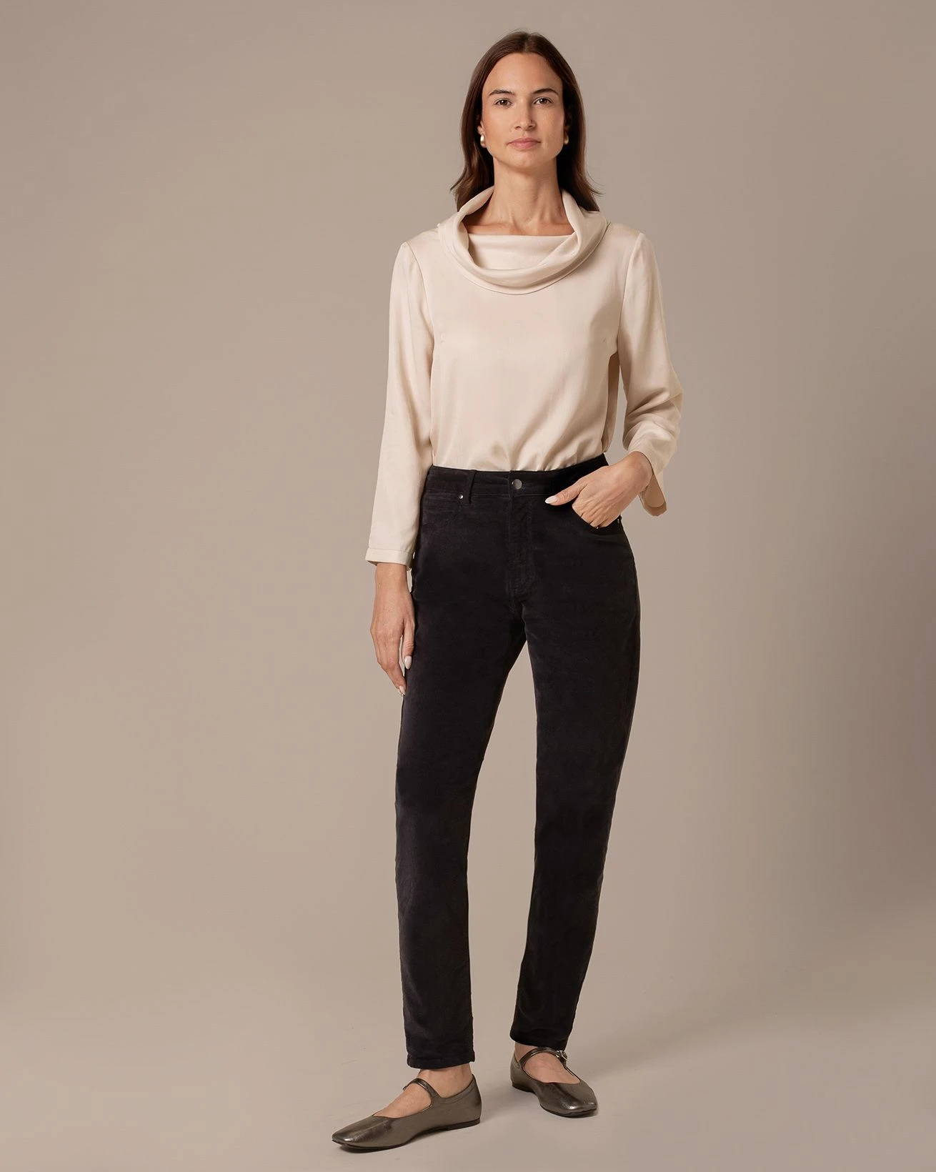 Slim Straight Leg Trousers 1 Slim Straight Leg Trousers