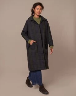Waxed Cotton Trench Coat -Celtic And Cos 204955