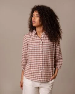 Peter Pan Collar Textured Blouse -Celtic And Cos 204970