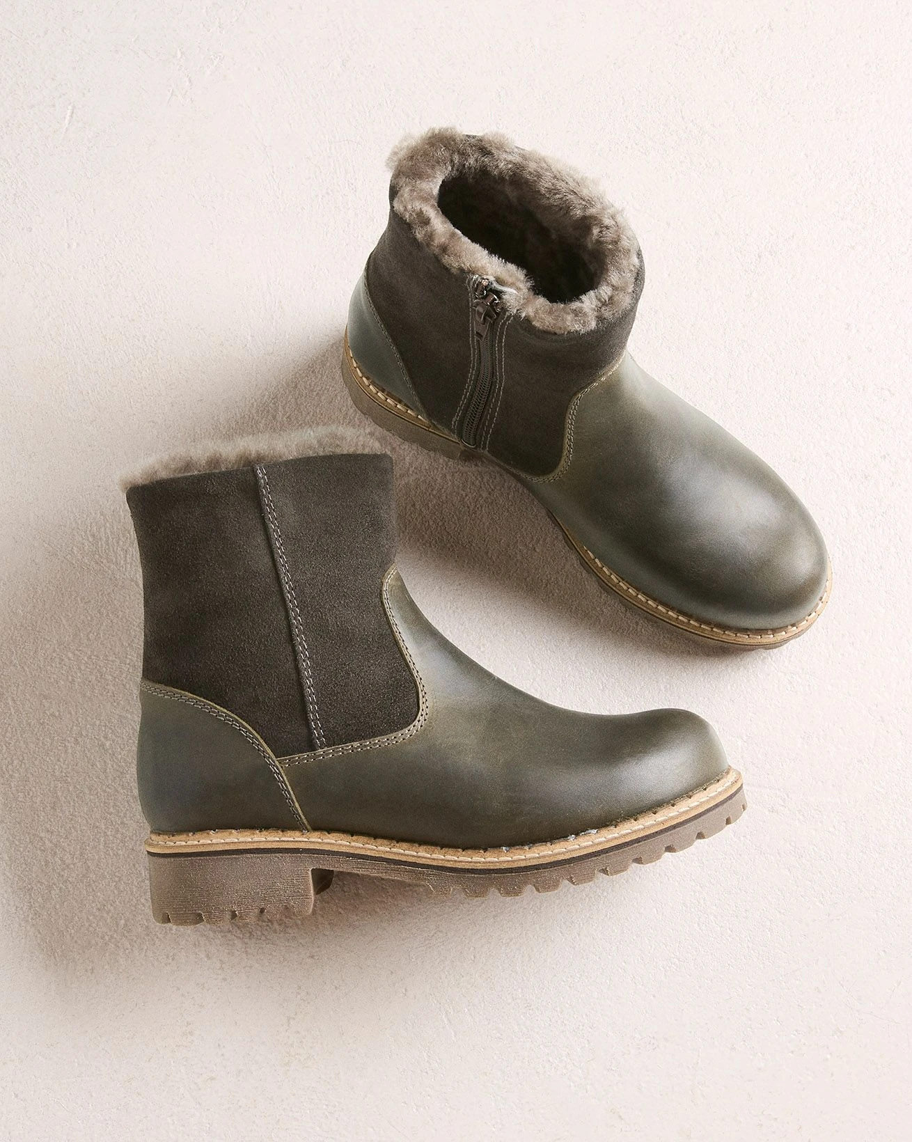 Waterproof Shearling Lined Ankle Boots 1 Waterproof Shearling Lined Ankle Boots