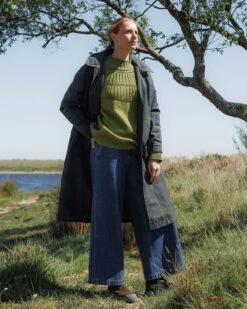 Waxed Cotton Trench Coat