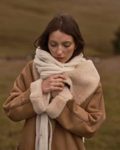 Drape Collar Wrap Coat -Celtic And Cos 204999