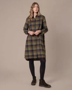 Checked Collared Shirt Dress -Celtic And Cos 205905
