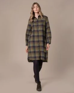 Checked Collared Shirt Dress -Celtic And Cos 205906