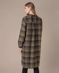 Checked Collared Shirt Dress -Celtic And Cos 205908